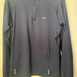blue men’s vineyard vines quarter zip